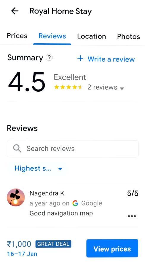 Royal Homestay New Hampi Zewnętrze zdjęcie